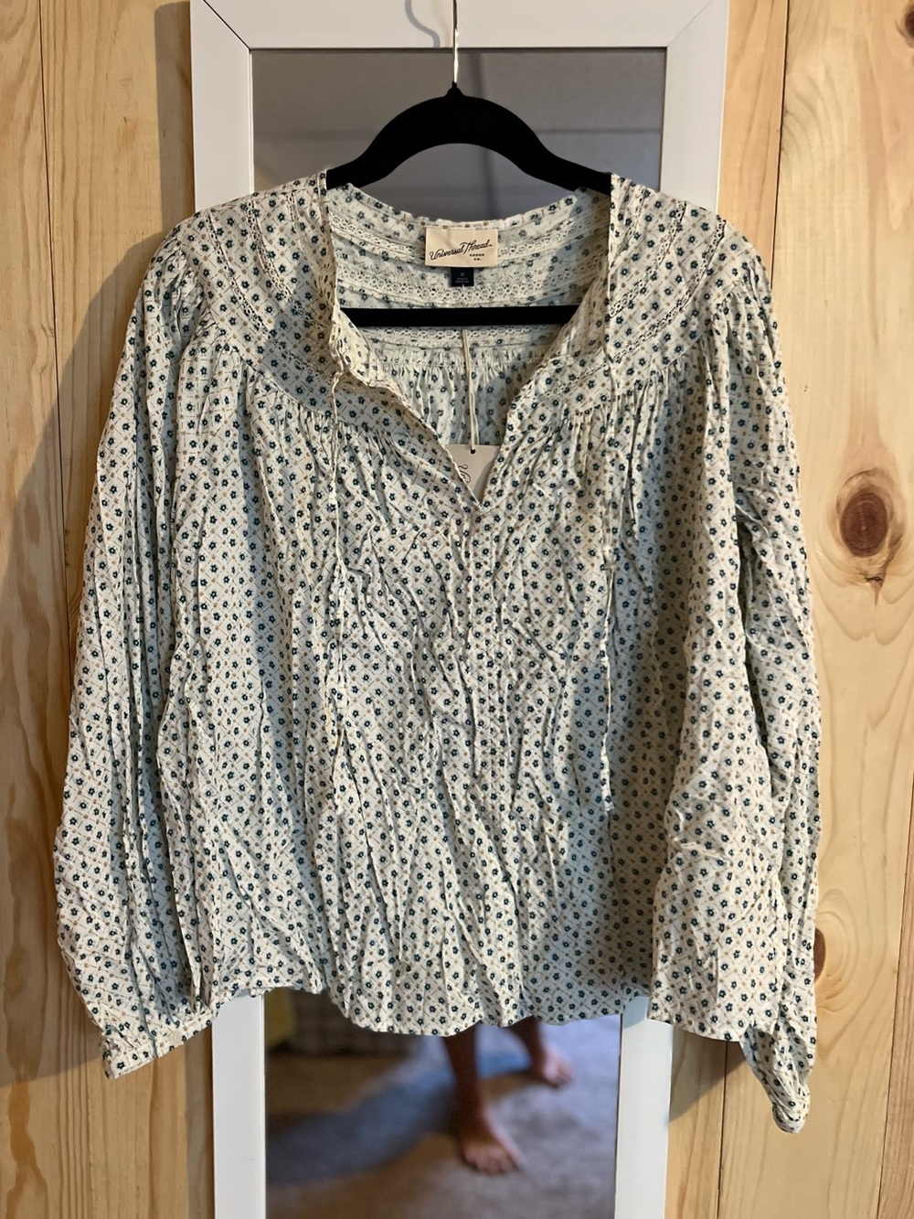 Universal Thread Cottagecore Ditsy Floral Blouse NWT